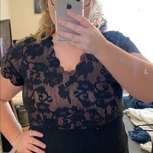 Dress with Floral top